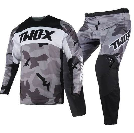 2X-BLK--34	| TwoX Top & Pants BLACK & GREY| 34