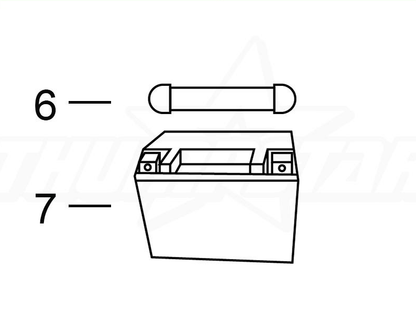 YTX4 / 12N4A-BS | Battery 12v | TSK50