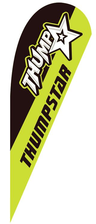 9007 | Thumpstar Flags Small 2.8m | Promo