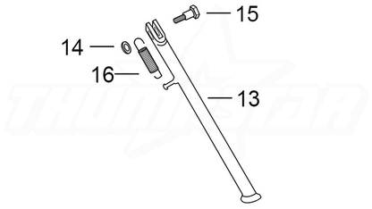 3954 | Side Stand 260mm | V5