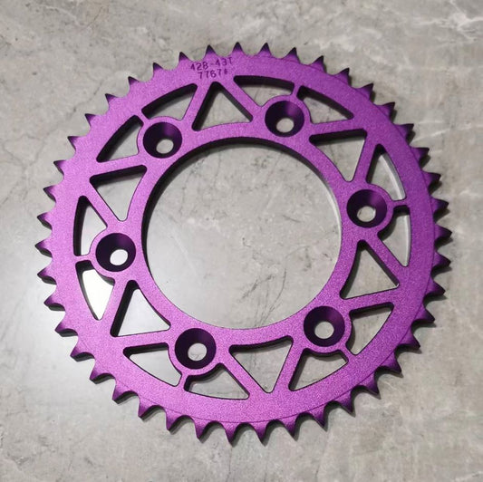 7766-PUR | CNC Sprocket 428x41T | PURPLE