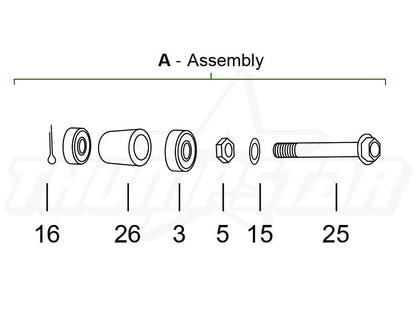 3566 | Chain Roller Complete Assembly | V5