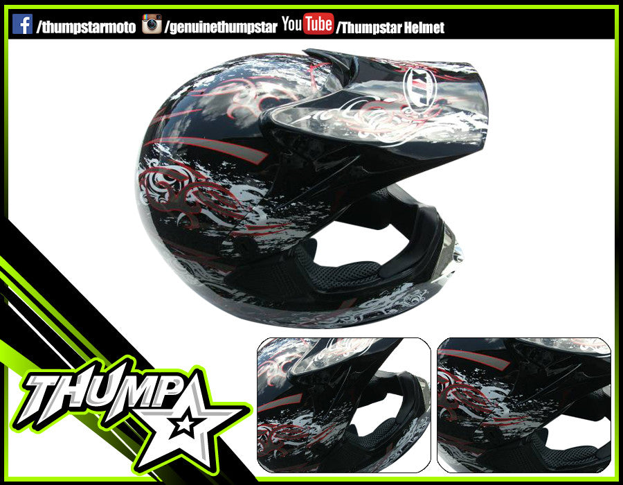 Helmet M Chrome Black